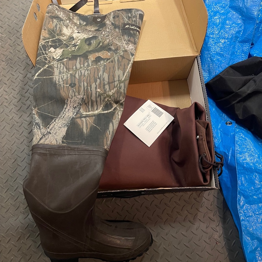 LaCross Canvas Hip Boot Mossy Oak Break Up Waders New